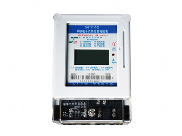 DDSY1715型單相電子式預(yù)付費(fèi)電能表